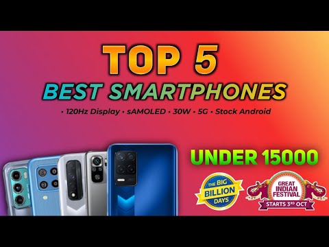Top 5 Best Smartphones Under 15000 | Oct 2021 | AGIF & FBBD SALE 🔥🔥