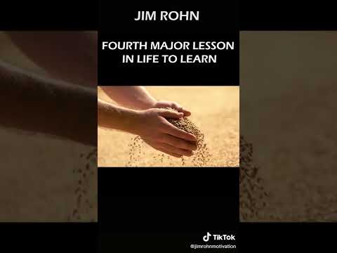 Forth Major Lesson in Life To Learn #jimrohnpersonaldevelopment #jimrohnspeech