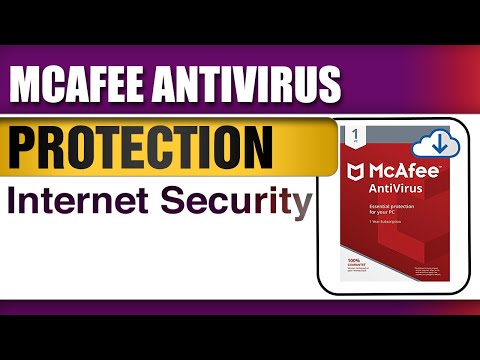 McAfee AntiVirus Protection|Internet Security|1 PC|1 Year Subscription|PC Download | 2019