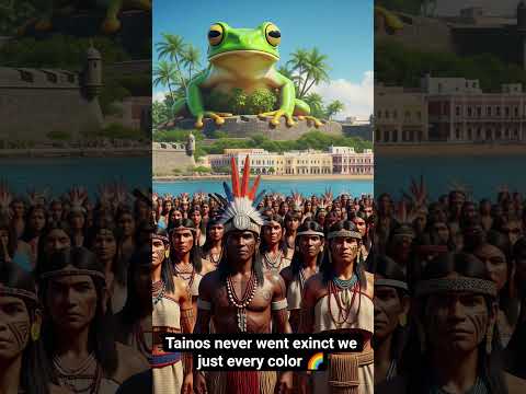 Tainos never went extinct! bad bunny #puertorico #sanjuan #latino #history  #youtubeshorts #fyp