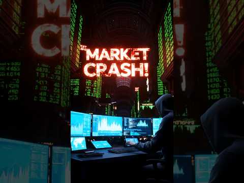 💥 Stock Market HACKED?! Global Crash in 8 Seconds 😱 | Cyber Attack Simulation #shorts #viral