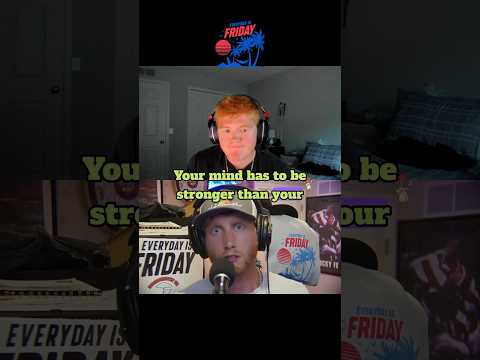 Nothing’s gonna stop me. I’m gonna accomplish my goals. Welcome to the Everyday is Friday podcast,