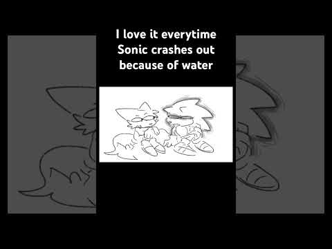 Tails pushed him btw. #sonicthehedgehog #sonic #animatic