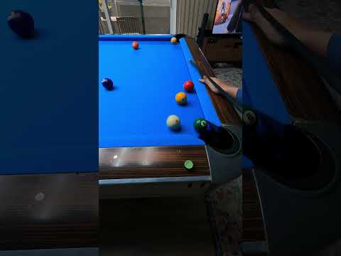 Reverse-kick 🎱ball billiards timing shot #trickshot #shorts