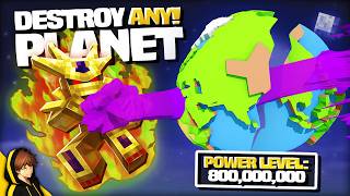 I Added PLANET DESTUCTION & CONQURING in Minecraft!? | Dragon Block Noea - Beta