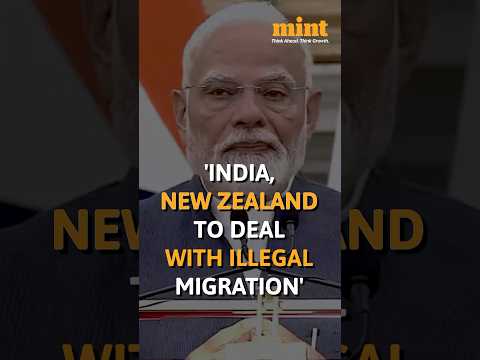 PM #Modi and New Zealand PM Christopher Luxon on #skilledworkers & #illegalmigration