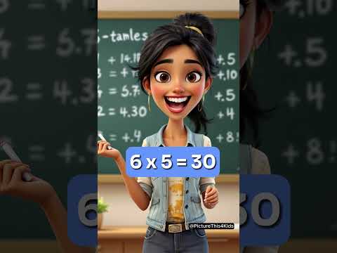 6x Times Tables - Easy & Fun Maths for Kids!  #kidslearning #kidsmaths #timestables #kidsfunlearning