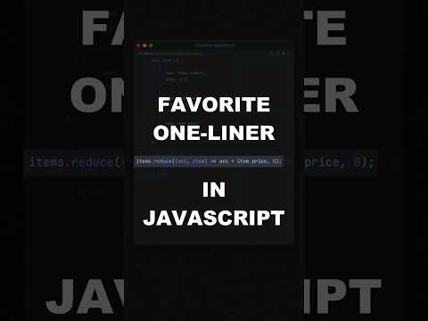One of my favorite JavaScript functions: reduce