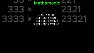 This Multiplication Pattern Gets Crazier Every Time 🔥#math#tricks#pattern#puzzle#awesome #mathematic