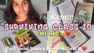 SURVIVING CLASS 10💔.. LIKE THIS💪🏻|| A Study Vlog As A CBSE 10TH GRADER📚✨