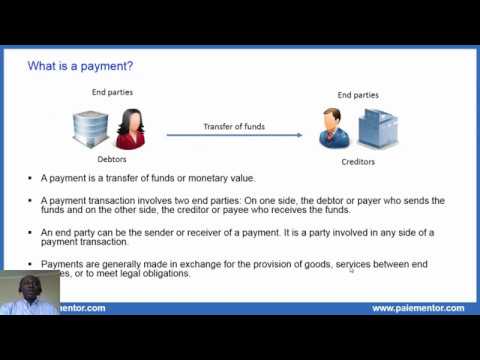 Payments systems - What is a payment instrument?