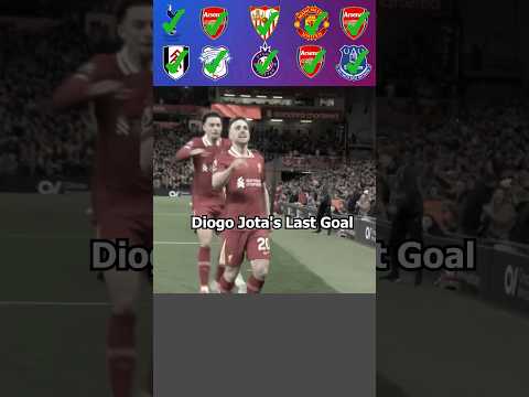 Diogo Jota's Best and Last Goal 💔 #shorts #football