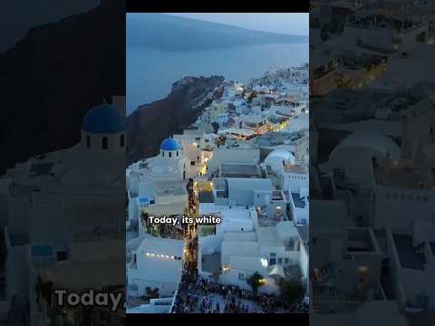 Santorini: The Island Where Myths Meet the Sea🌊 #shorts