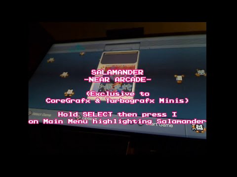 Salamander "NEAR ARCADE" differences: Best NEW CONTENT developed for the Turbografx/Coregrafx Mini!
