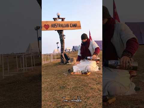 Tea ceremony in Australian base camp #nepal #tea #teaceremony #montains #travel #oolongtea