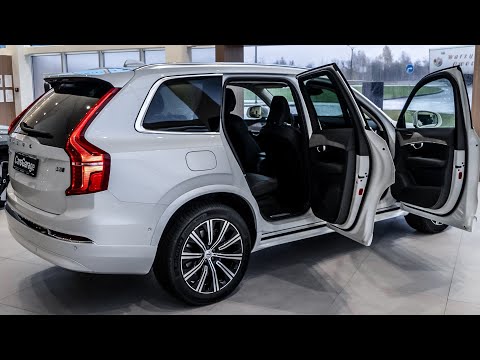 2024 White Volvo XC 90 Plus Bright - Luxury SUV in Detail