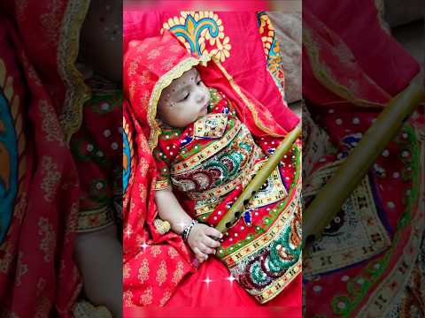 Nanhi Cutest Radha Rani!! #janmashtami #ytshorts #love #trending #krishna #krishnabhajan