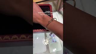 Cartier Juste Un Clou Small Bracelet Try On & Love Ring Sizes #cartierjusteunclou #cartierlovering