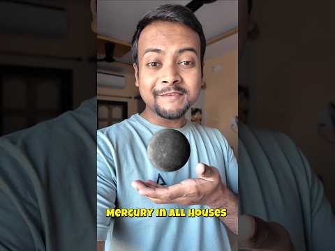Mercury in all Houses in Astrology | Effects of Mercury (Budh) is all Houses #mercuryretrograde