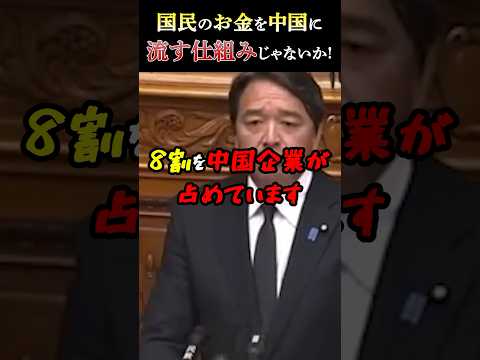 榛葉さん「太陽光発電事業の8割を中国企業が占めている」