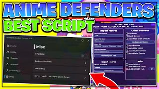 Anime Defenders Script/Hack (AUTO FARM, AUTO SKIP, AUTO SELL SHRINES AND MORE!)