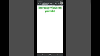 Increase views on youtube easy trick🔥 #increaseviews #youtubeshorts #shorts