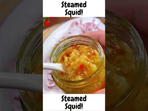 How to Cook Simple and Delicious Steamed Squid/Pusit Recipe #shorts #cooking #viralshorts