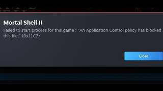 Fix Error (0x11C7) Failed To Start Process For Game An Application Control Policy Has Blocked File