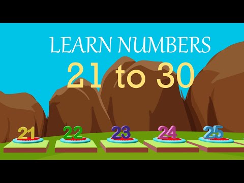 21 to 30 counting | Learn Counting | counting Songs | Learn Numbers | rhymes | 1234