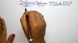 Html4 and Html5 difference | HTML | Lec-02 | Bhanu Priya