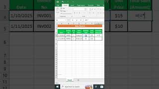Create a Simple Sales Record in Excel 📊💼 (Beginner Friendly!)
