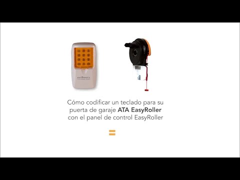 Como codificar un teclado para puerta de garaje ATA EasyRoller