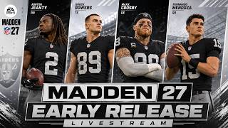 Madden 27 Raider Franchise: Just Win Baby!  #RaiderNation