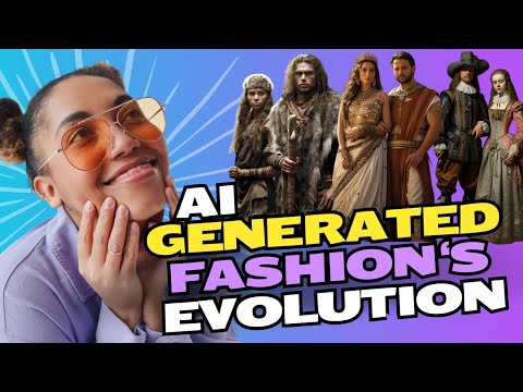 Evolution of Fashion's Style Throughout History reimagined by ai