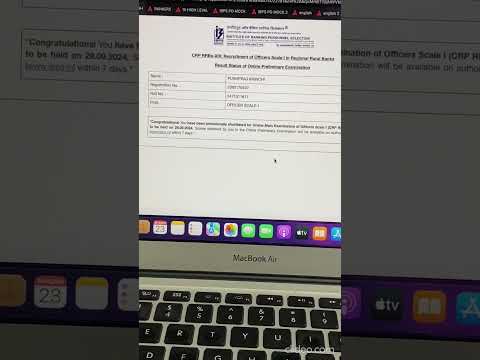 IBPS RRB PO Result 2024 Out ! MY RRB PO RESULT CLEAR #rrbpo