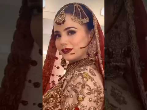 Marium Barat Makeover #glowup #viral #transition #trending #bride #barat #wedding