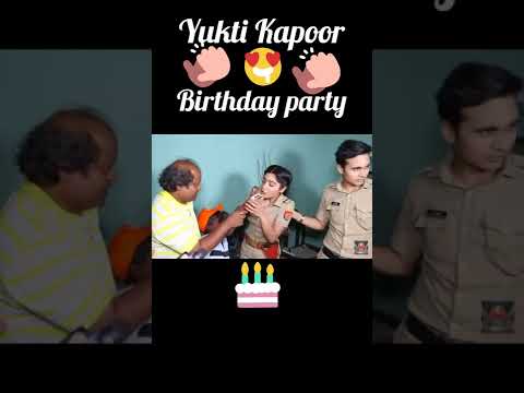 yukti Kapoor ❤️ birthday party 😘🌺#yukti_kapoor #gulki_joshi #maddamsir #sab #मैड्डमसर