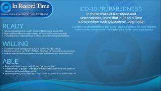 In Record Time Remote Coding Services ICD 10 Prep