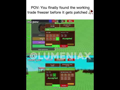 Grow a Garden Trade Freezer Just Got INSANE (New OP Update!) 🔥#growagarden #fyp #trending #roblox