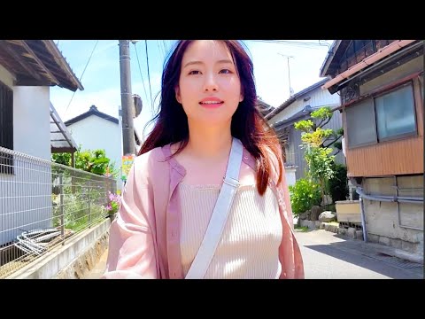 【ノーブラ】まいです♡ご近所を歩いてみたよ♡【人妻の日常】