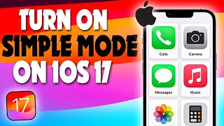 how to use simple mode on iOS 17 of iPhone | PIN TECH |