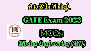 GATE Exam MCQs || Q - 111 to 115 || GATE Exam 2023 || A to Z