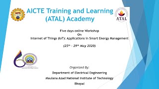 IoT Workshop: Applications in Smart Energy Management: Day_4 Session_3 Part_1 By Mr.Sudesh Morey