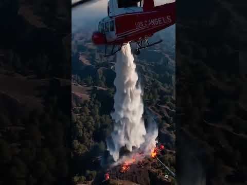 🔥 Heroic Firefighters Battle Massive Blaze in Los Angeles 🔥 | #Firefighters #LosAngelesFire