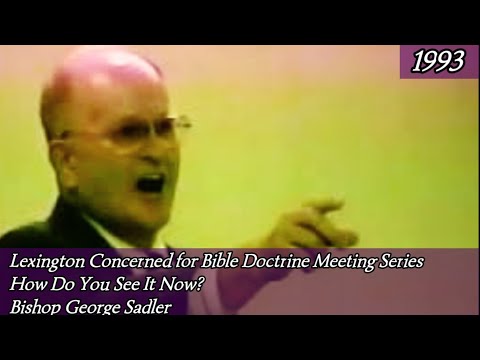 How Do You See It Now? by George Sadler Meeting of the Concerned Lexington 1993