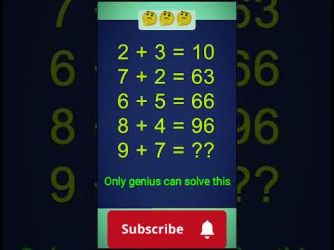 #canyousolvethis #maths #mathematics #mathpuzzle #algebratricks #mathstricks #education #shorts