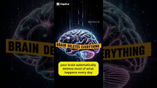 “Your Brain Deletes Most of Your Day” #psychologyshorts #facts #brainlearning and heart.