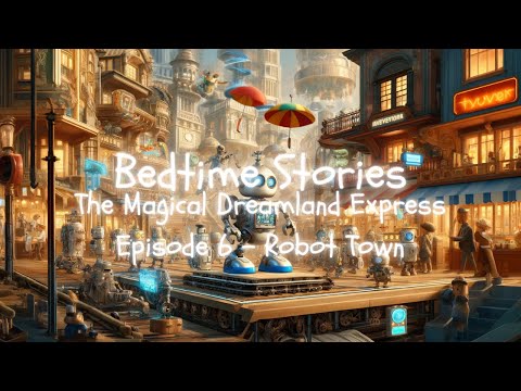 Bedtime Audio Stories | The Magical Dreamland Express - Robot Town | Best Sleep Stories For Kids