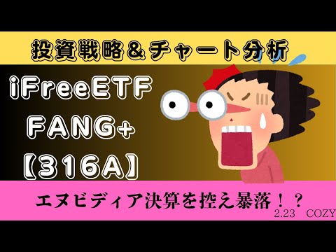 【新NISA】2.23iFreeETF FANG+【316A】の見通し｜チャート分析＆買い時は暴落？暴騰？