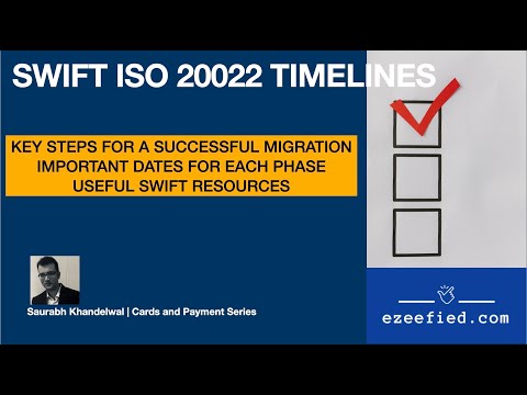SWIFT ISO20022 Migration Timeline and Key Points | Cards and Payments - Part 20